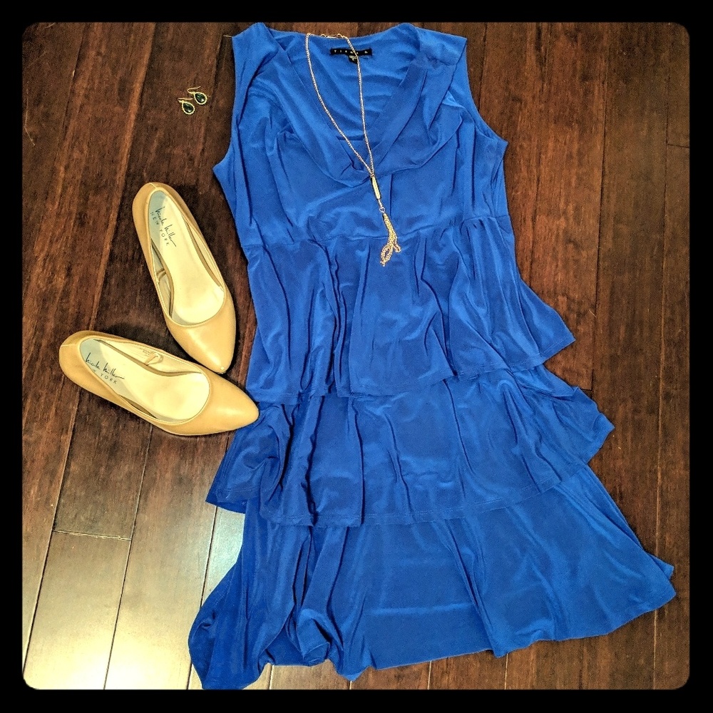 Tiered cocktail dress